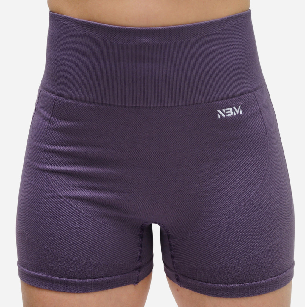 Set deportivo- Shorts & Camiseta Manga Larga-Morado